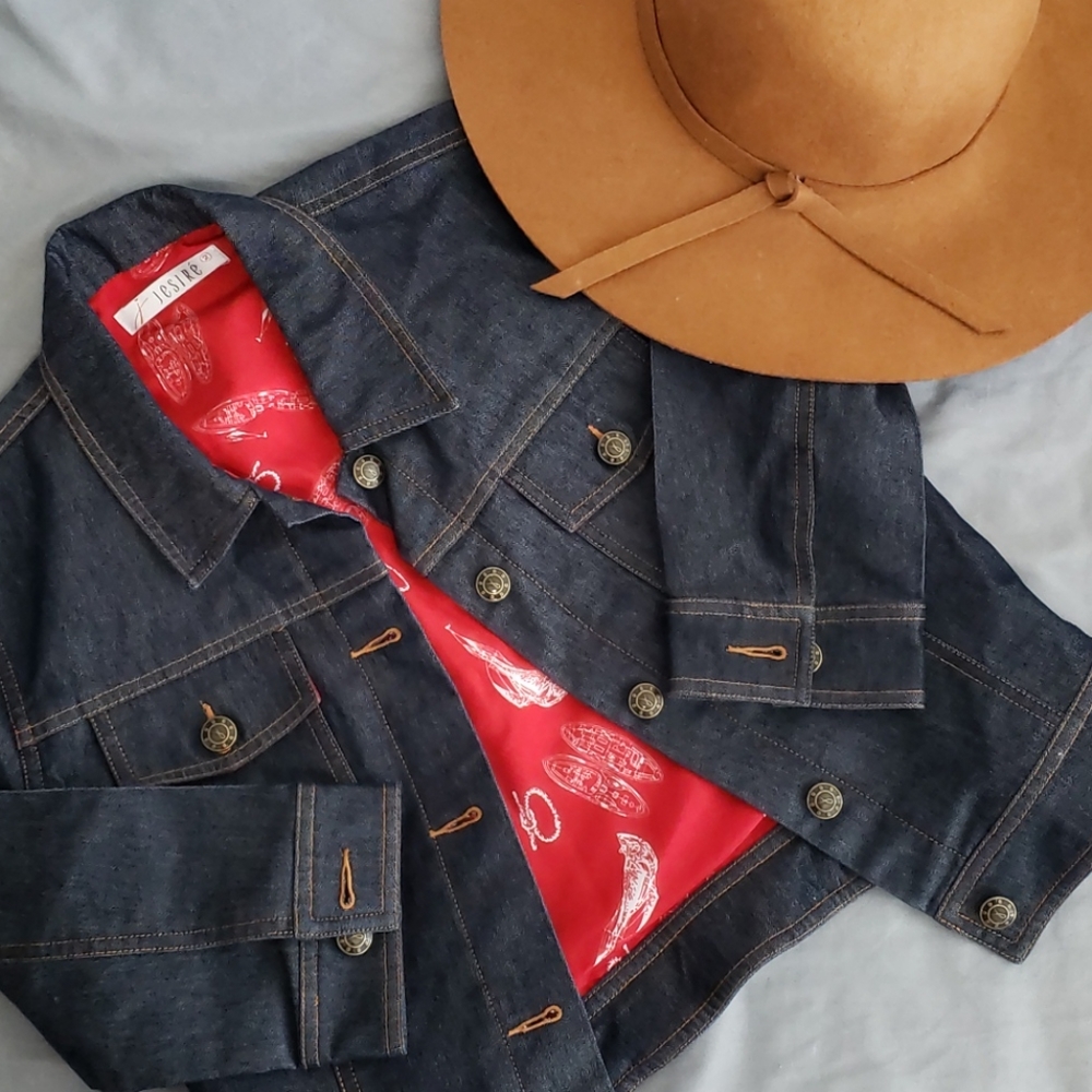 💜2/50$ Handmade Denim Jacket